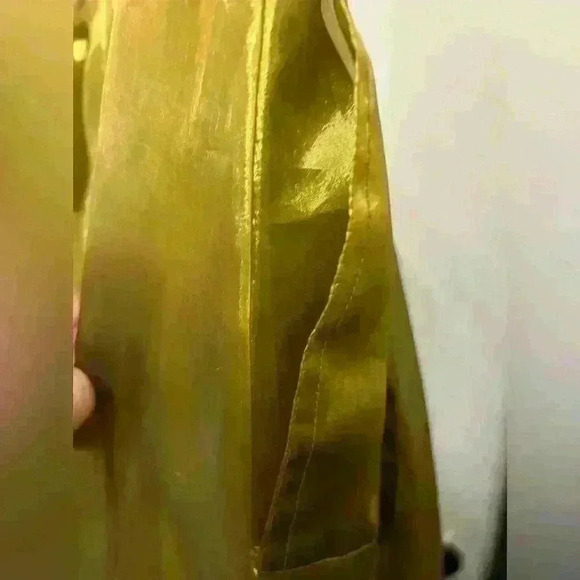NWT LETMEBE Metallic Gold Maxi Skirt. Size S - Picture 5 of 5